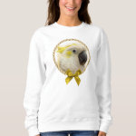 Sulphur Crested Cockatoo Realistic Painting Sweatshirt