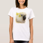 Sulphur Crested Cockatoo Realistic Painting T-Shirt