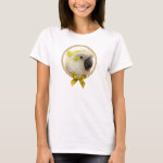 Sulphur Crested Cockatoo Realistic Painting T-Shirt