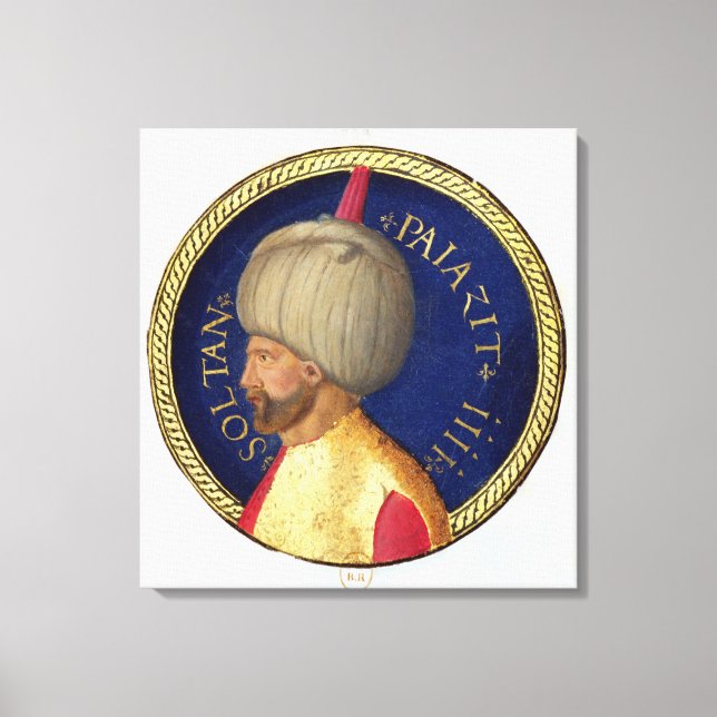 Sultan Bayezid I Canvas Print (Front)