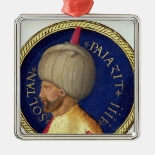 Sultan Bayezid I Metal Ornament