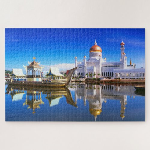 Sultan Omar Ali Saifuddien Mosque Jigsaw Puzzle
