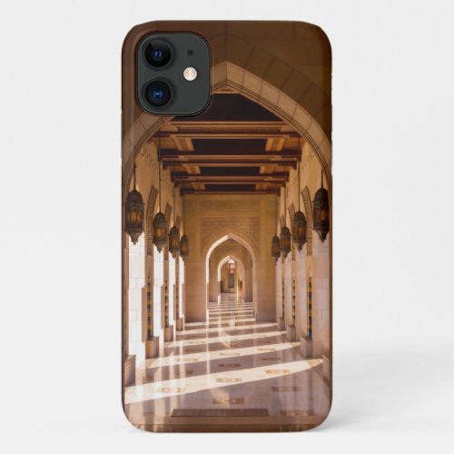 Sultan Qaboos Grand Mosque in Muscat Oman iPhone 11 Case