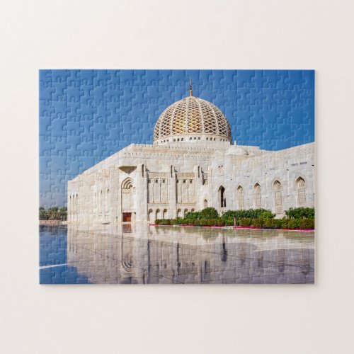 Sultan Qaboos Grand Mosque in Muscat Oman Jigsaw Puzzle