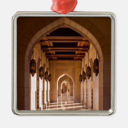 Sultan Qaboos Grand Mosque in Muscat Oman Metal Ornament
