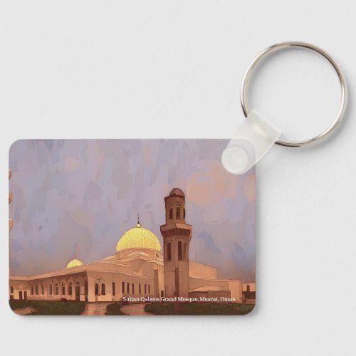Sultan Qaboos Grand Mosque Muscat on a key ring