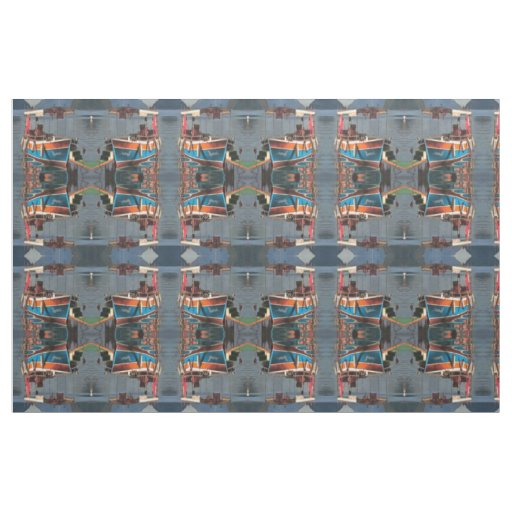 Sultan Taxi Boat Marmaris Nautical Art  Fabric