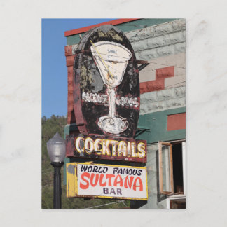 Sultana Bar on Route 66 Postcard