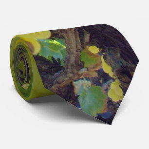 Sultana Grapes On A Grape Vine,  Neck Tie