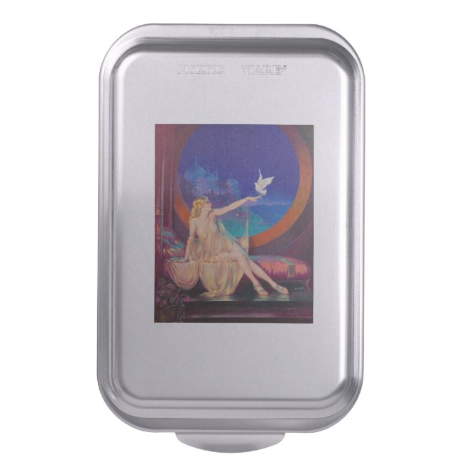 Sultana the Arabian Sultan's Concubine 1925 Cake Pan (Front Vertical)