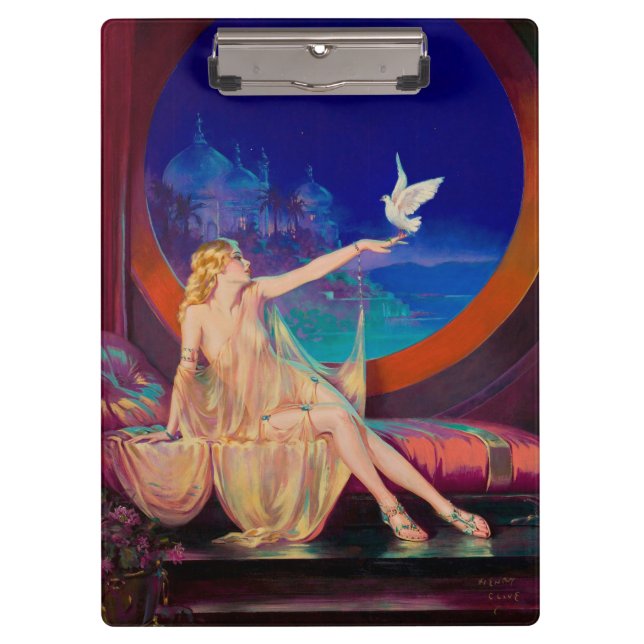 Sultana the Arabian Sultan's Concubine 1925 Clipboard (Front)