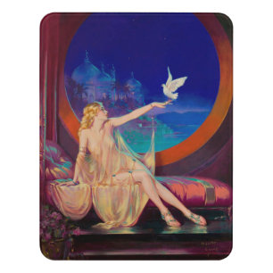 Sultana the Arabian Sultan's Concubine 1925 Door Sign