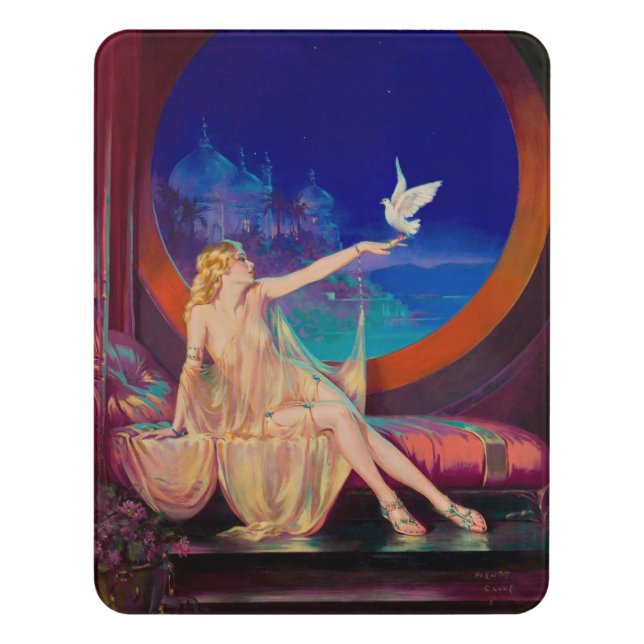 Sultana the Arabian Sultan's Concubine 1925 Door Sign (Contemporary Vert)