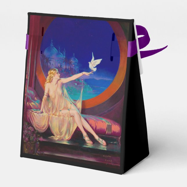 Sultana the Arabian Sultan's Concubine 1925 Favor Boxes (Back Side)
