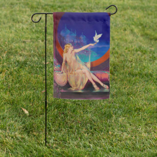 Sultana the Arabian Sultan's Concubine 1925 Garden Flag