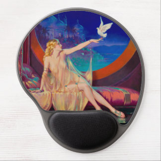 Sultana the Arabian Sultan's Concubine 1925 Gel Mouse Pad