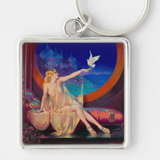 Sultana the Arabian Sultan's Concubine 1925 Keychain (Front)