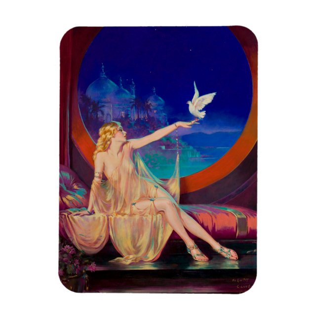 Sultana the Arabian Sultan's Concubine 1925 Magnet (Vertical)