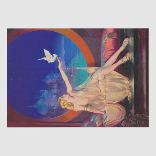 Sultana the Arabian Sultan's Concubine 1925 Tissue Paper (Front)