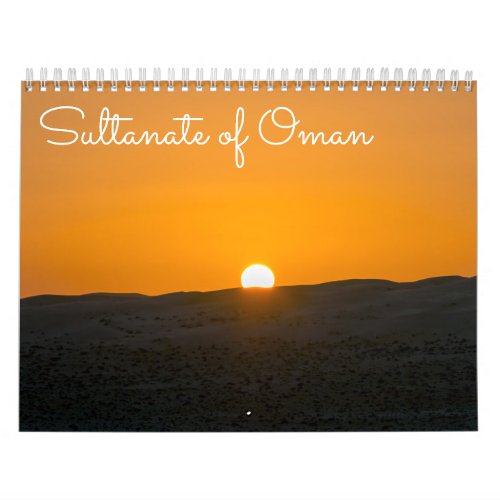Sultanate of Oman Calendar