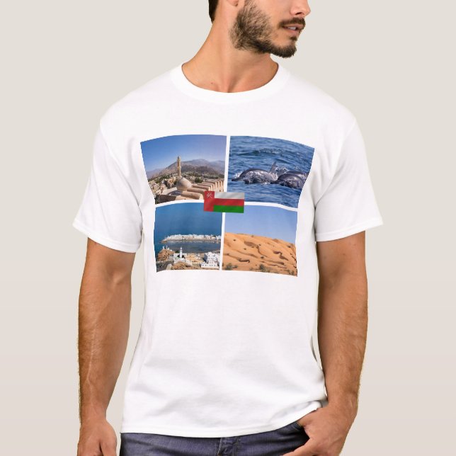 Sultanate of Oman landmarks T-Shirt (Front)