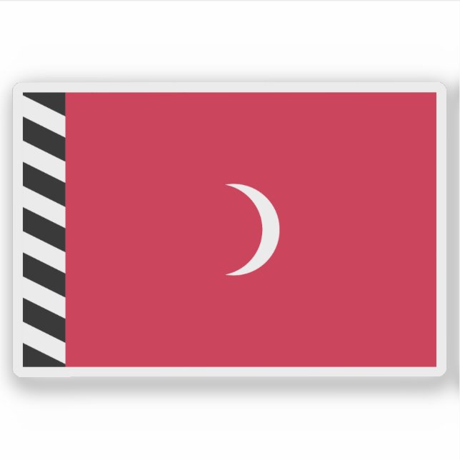 Sultanate of the Maldive Islands flag (1926–1953) Sticker (Front)