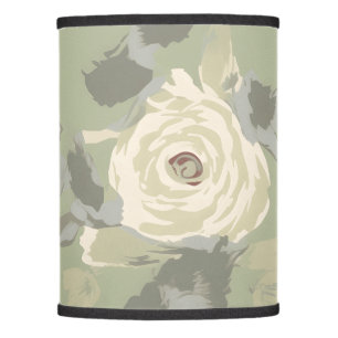 Sultry and sophisticated darker pastel rose design lamp shade