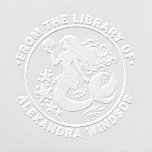 Sultry Mermaid Siren, Starfish Library Book Name Embosser