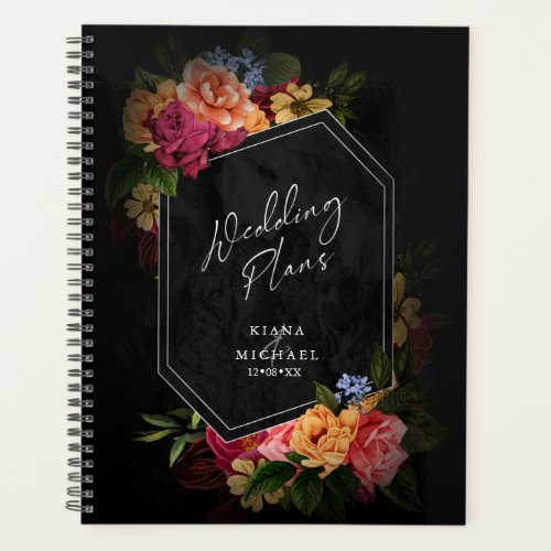 Sultry Nights Floral Wedding ID829 Planner