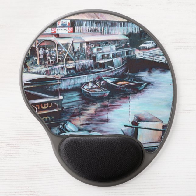 Sultry Prelude to Dusk, Jaffe, Israel Gel Mouse Pad (Front)