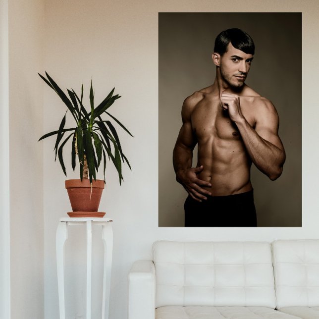 Sultry Stare Hot Guy Poster (Creator Uploaded)