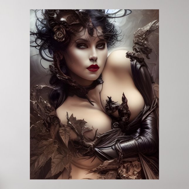 Sultry Woman Poster (Front)