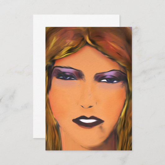 Sultry Woman Sketch (Front/Back)