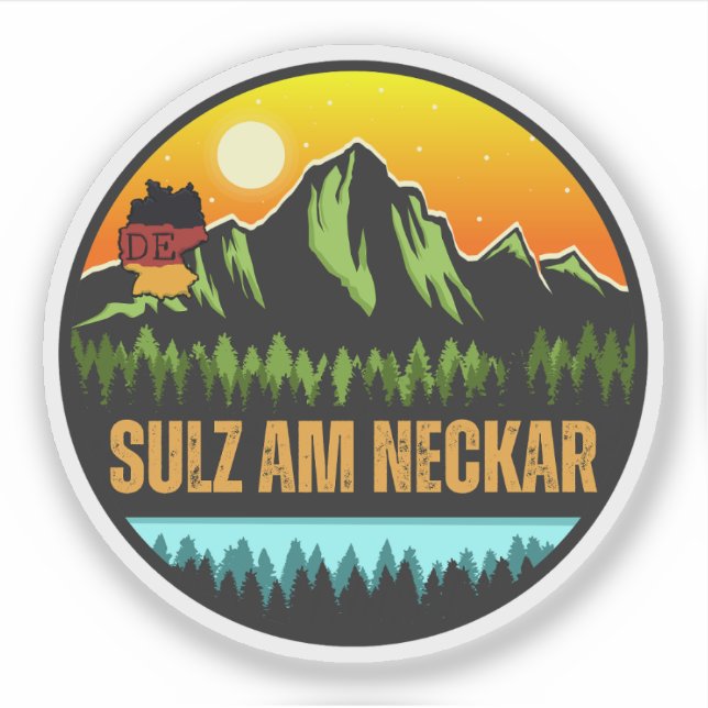 Sulz am Neckar, Baden-Württemberg Germany Sticker (Front)