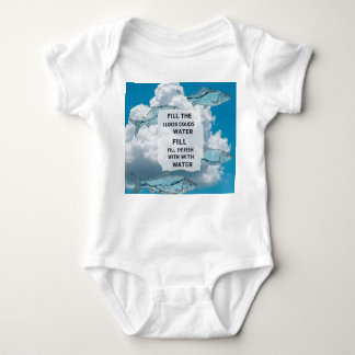 sum cloud and fish baby bodysuit