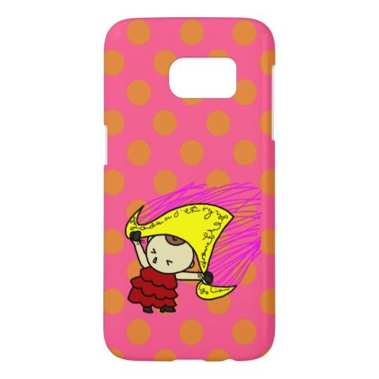 sumahokesu (hard) string child yellow samsung galaxy s7 case