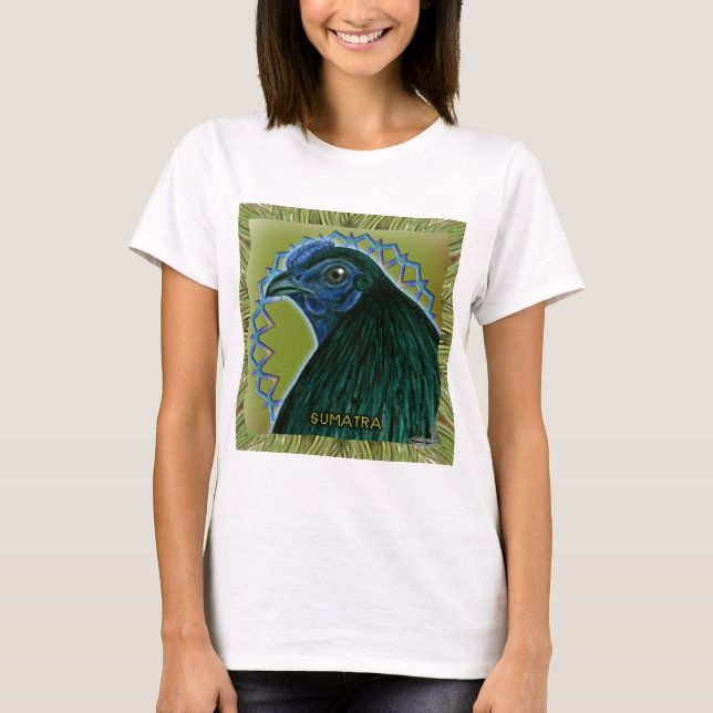 Sumatra Rooster Framed T-Shirt (Front)