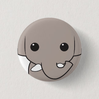 Sumatran Elephant Face Button