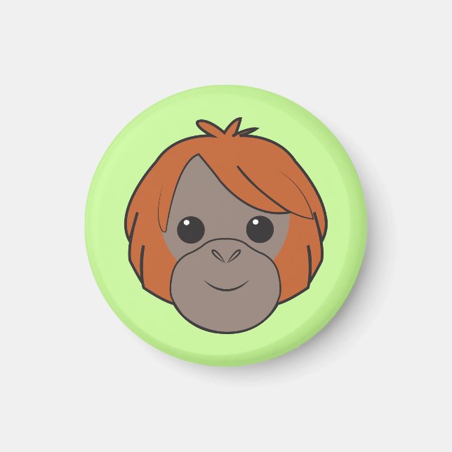 Sumatran Orangutan Magnet (Front)