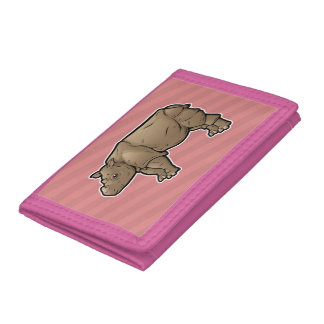 Sumatran Rhinoceros Trifold Wallet