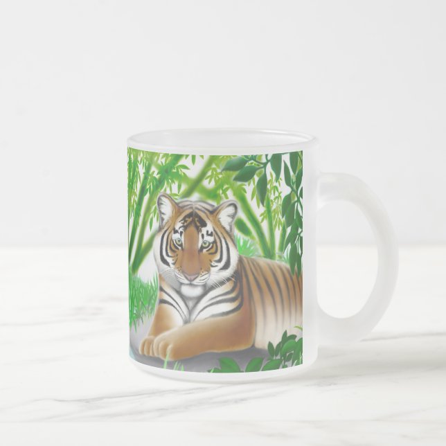 Sumatran Tiger in Bamboo Jungle Mug (Right)