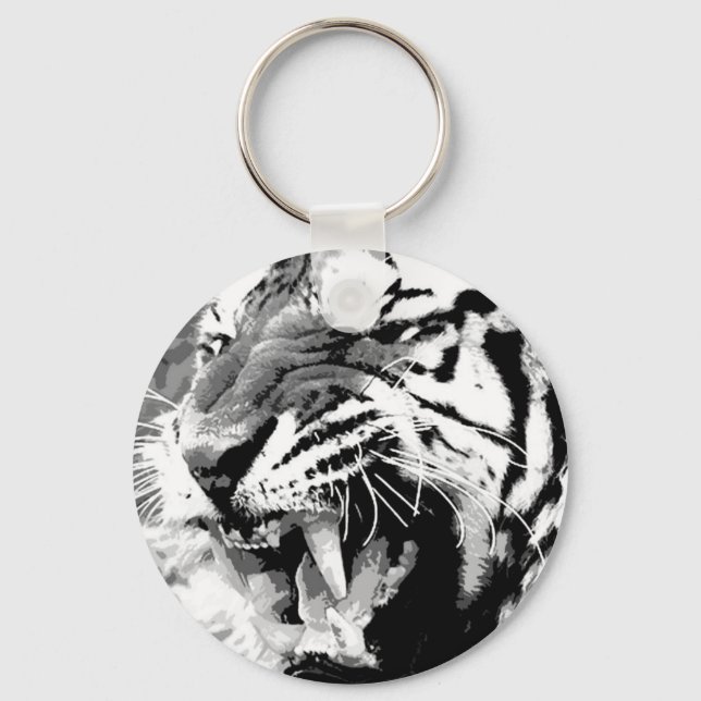 Sumatran Tiger Keychain (Front)