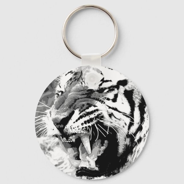 Sumatran Tiger Keychain (Front)