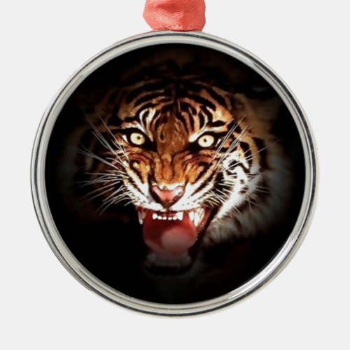 Sumatran Tiger Metal Ornament