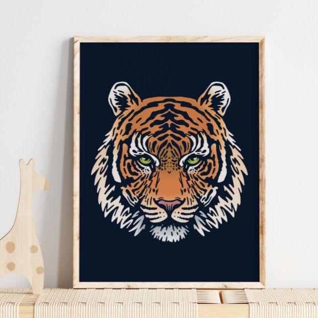 Sumatran Tiger Wildlife Orange Print | Tiger Print (Creator Uploaded)