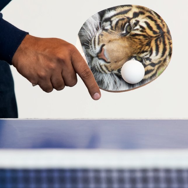 Sumatran Tiger Wildlife Photo Ping Pong Paddle (Insitu)