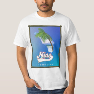 Sumba Island Indonesia travel map T-Shirt