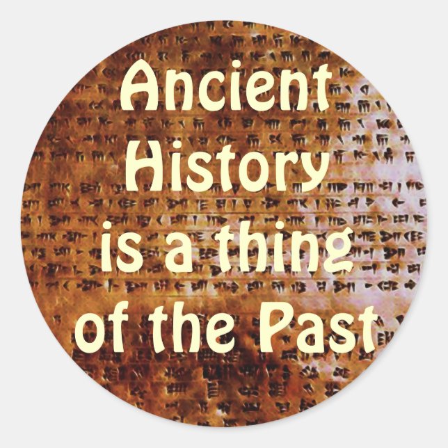 SUMERIAN CUNEIFORM WRITING Stickers (Front)