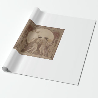 Sumerian Marriage in the Autumn Moon Wrapping Paper