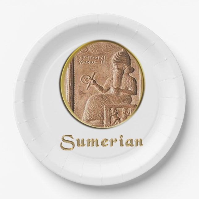Sumerian Paper Plates (Front)